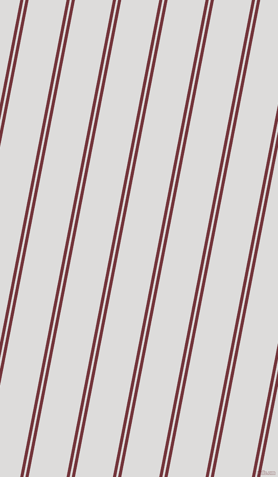 79 degree angles dual striped line, 6 pixel line width, 4 and 73 pixels line spacing, Merlot and Porcelain dual two line striped seamless tileable