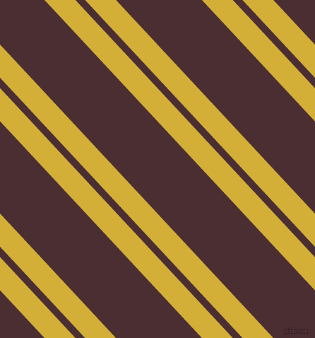 133 degree angles dual striped lines, 32 pixel lines width, 10 and 89 pixels line spacing, Metallic Gold and Cab Sav dual two line striped seamless tileable
