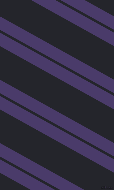 151 degree angles dual striped lines, 38 pixel lines width, 8 and 95 pixels line spacing, Meteorite and Black Russian dual two line striped seamless tileable