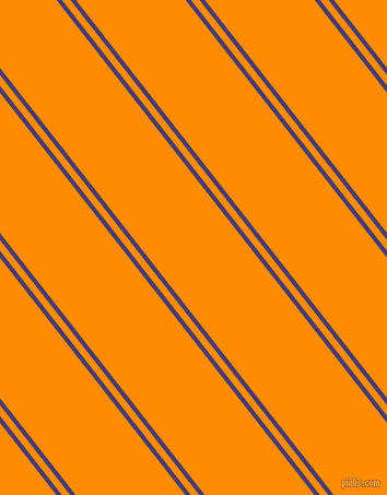 128 degree angle dual stripe line, 4 pixel line width, 6 and 79 pixel line spacing, Meteorite and Dark Orange dual two line striped seamless tileable