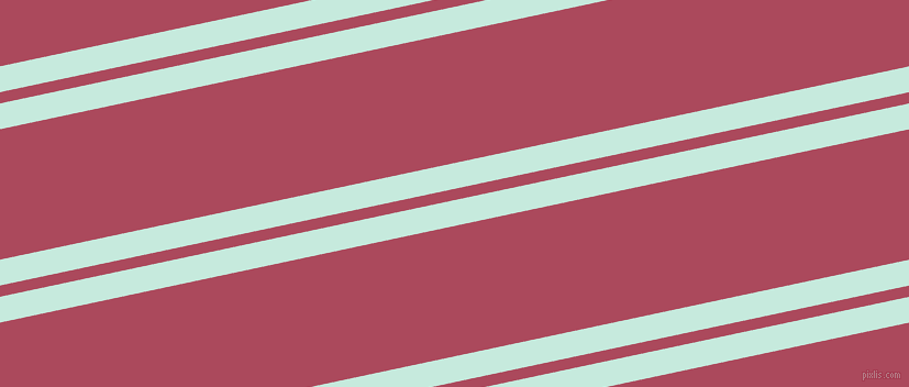 12 degree angle dual stripe line, 23 pixel line width, 10 and 116 pixel line spacing, Mint Tulip and Hippie Pink dual two line striped seamless tileable