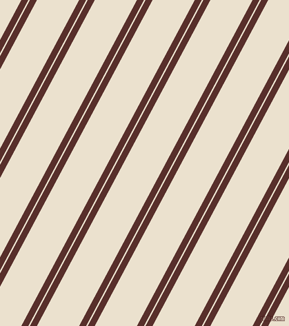 62 degree angles dual stripes line, 9 pixel line width, 2 and 54 pixels line spacing, Moccaccino and Bleach White dual two line striped seamless tileable
