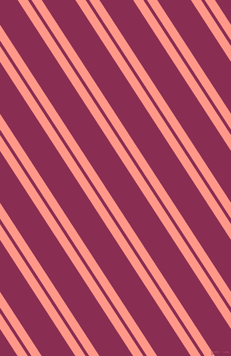 123 degree angle dual stripes line, 17 pixel line width, 6 and 56 pixel line spacing, Mona Lisa and Rose Bud Cherry dual two line striped seamless tileable