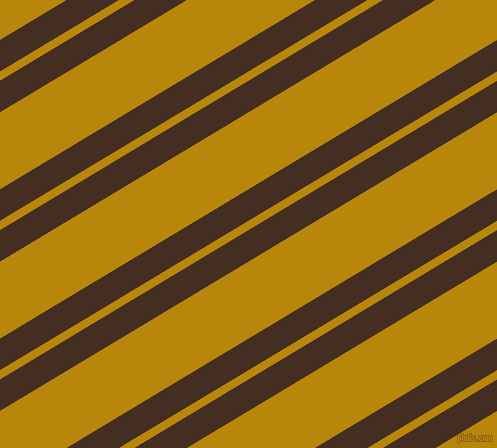 31 degree angle dual stripes line, 27 pixel line width, 8 and 66 pixel line spacing, Morocco Brown and Dark Goldenrod dual two line striped seamless tileable
