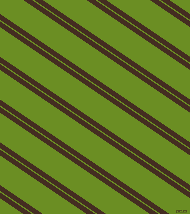 146 degree angle dual stripes line, 16 pixel line width, 4 and 81 pixel line spacing, Morocco Brown and Olive Drab dual two line striped seamless tileable