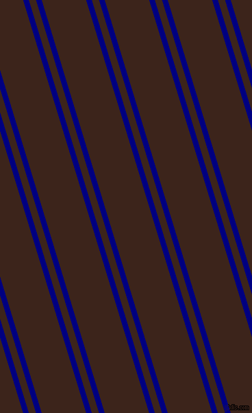 107 degree angle dual striped lines, 8 pixel lines width, 10 and 62 pixel line spacing, Navy and Brown Pod dual two line striped seamless tileable