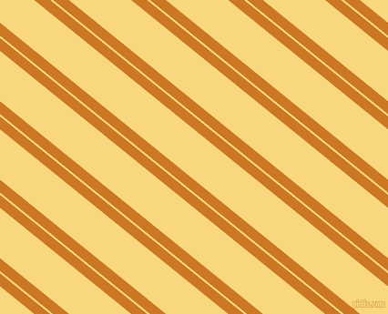 141 degree angle dual stripes line, 11 pixel line width, 2 and 43 pixel line spacing, Ochre and Golden Glow dual two line striped seamless tileable