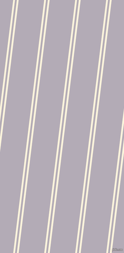 83 degree angle dual stripes lines, 6 pixel lines width, 6 and 84 pixel line spacing, Off Yellow and Chatelle dual two line striped seamless tileable