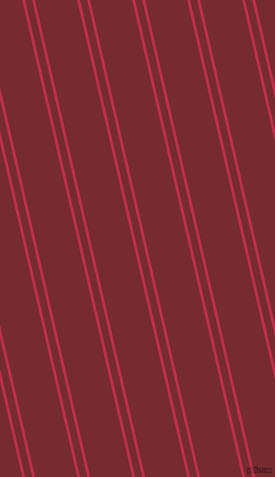 103 degree angle dual stripes line, 4 pixel line width, 10 and 59 pixel line spacing, Old Rose and Tamarillo dual two line striped seamless tileable