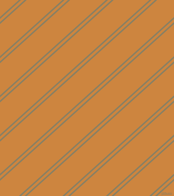 42 degree angles dual stripes line, 5 pixel line width, 8 and 82 pixels line spacing, Olive Haze and Peru dual two line striped seamless tileable