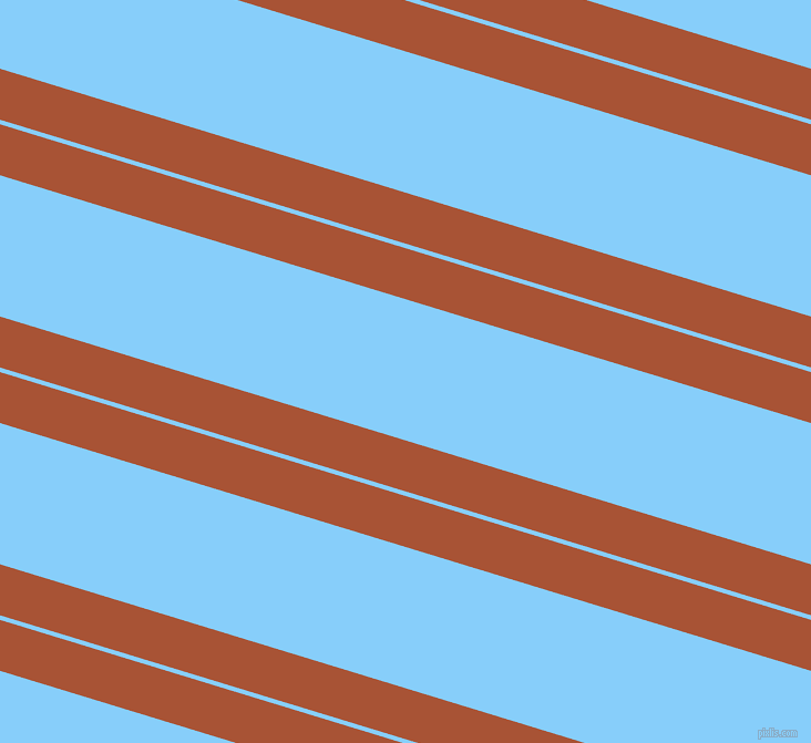 163 degree angle dual stripes lines, 44 pixel lines width, 4 and 122 pixel line spacing, Orange Roughy and Light Sky Blue dual two line striped seamless tileable
