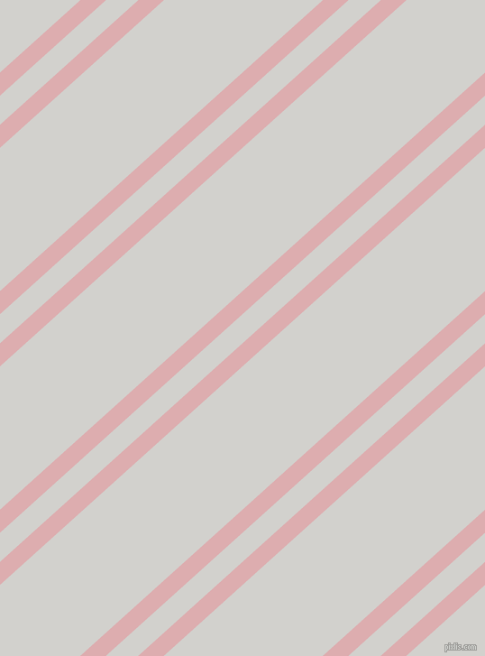 42 degree angle dual stripes line, 19 pixel line width, 24 and 118 pixel line spacing, Pale Chestnut and Concrete dual two line striped seamless tileable