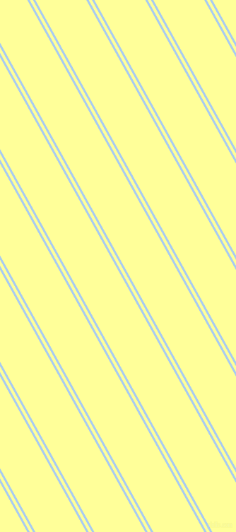119 degree angle dual stripe line, 3 pixel line width, 4 and 63 pixel line spacing, Pale Cornflower Blue and Canary dual two line striped seamless tileable