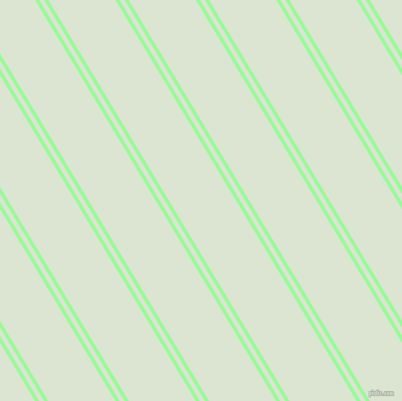 121 degree angle dual stripes lines, 5 pixel lines width, 6 and 81 pixel line spacing, Pale Green and Frostee dual two line striped seamless tileable
