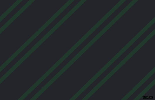 44 degree angle dual stripes line, 13 pixel line width, 16 and 80 pixel line spacing, Palm Green and Black Russian dual two line striped seamless tileable
