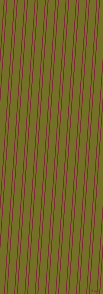 86 degree angles dual striped line, 3 pixel line width, 6 and 22 pixels line spacing, Paprika and Olivetone dual two line striped seamless tileable