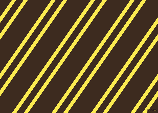 55 degree angle dual stripe lines, 14 pixel lines width, 24 and 76 pixel line spacing, Paris Daisy and Bistre dual two line striped seamless tileable