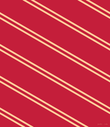 150 degree angles dual striped line, 6 pixel line width, 8 and 74 pixels line spacing, Peach-Orange and Cardinal dual two line striped seamless tileable