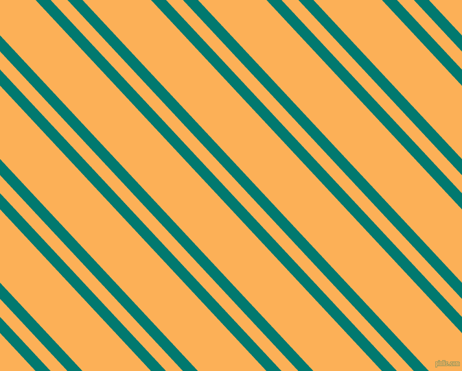 133 degree angles dual stripes line, 16 pixel line width, 18 and 73 pixels line spacing, Pine Green and Texas Rose dual two line striped seamless tileable