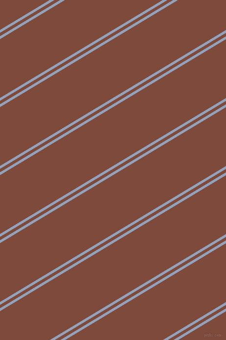 31 degree angle dual stripes line, 5 pixel line width, 6 and 103 pixel line spacingRock Blue and Nutmeg dual two line striped seamless tileable