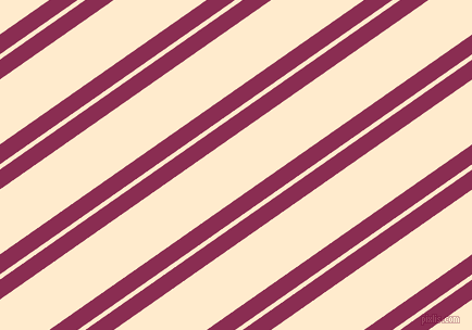 35 degree angle dual striped line, 15 pixel line width, 4 and 49 pixel line spacing, Rose Bud Cherry and Blanched Almond dual two line striped seamless tileable