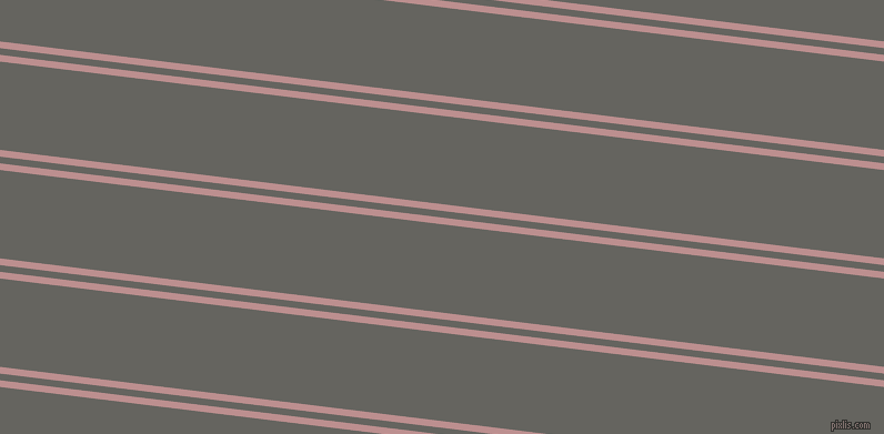 173 degree angle dual striped lines, 6 pixel lines width, 6 and 79 pixel line spacing, Rosy Brown and Storm Dust dual two line striped seamless tileable
