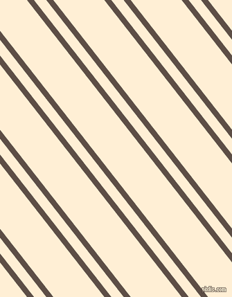 128 degree angle dual stripes lines, 8 pixel lines width, 14 and 58 pixel line spacing, Saddle and Papaya Whip dual two line striped seamless tileable