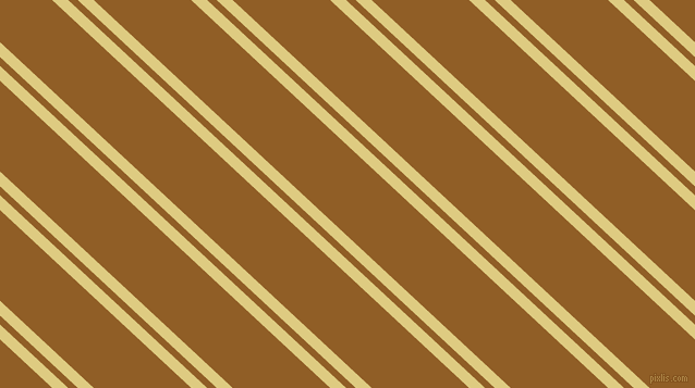 137 degree angles dual stripes line, 10 pixel line width, 6 and 61 pixels line spacing, Sandwisp and Afghan Tan dual two line striped seamless tileable