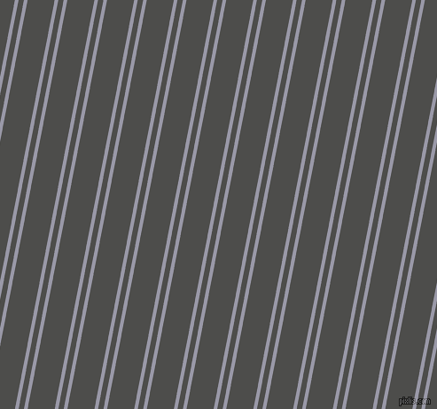 79 degree angles dual stripes line, 4 pixel line width, 6 and 30 pixels line spacing, Santas Grey and Thunder dual two line striped seamless tileable