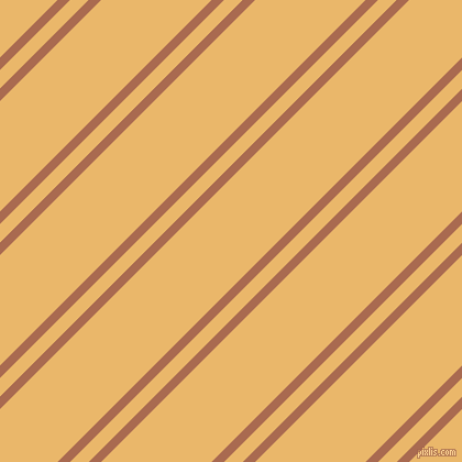 45 degree angles dual stripe line, 8 pixel line width, 12 and 71 pixels line spacing, Sante Fe and Harvest Gold dual two line striped seamless tileable