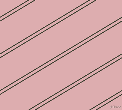 31 degree angles dual stripes lines, 3 pixel lines width, 8 and 92 pixels line spacing, Scrub and Pale Chestnut dual two line striped seamless tileable