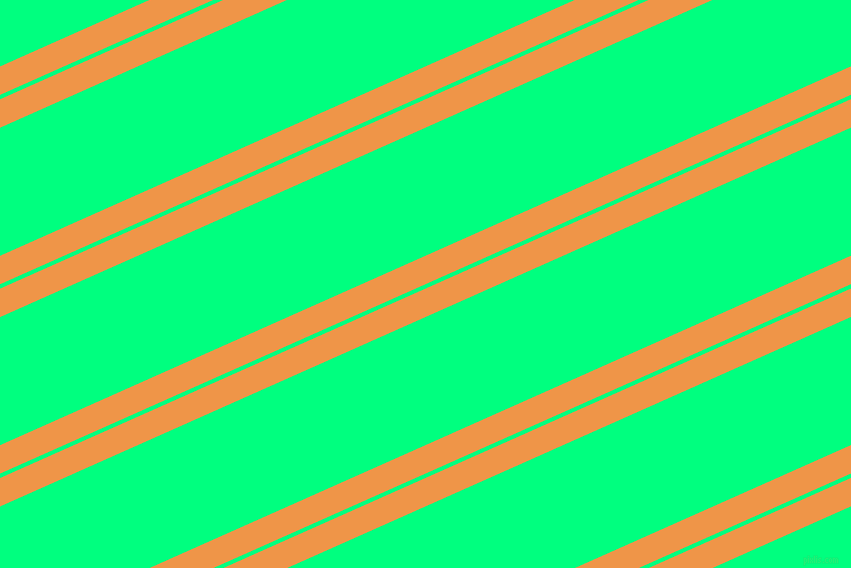 24 degree angle dual stripes line, 26 pixel line width, 4 and 117 pixel line spacing, Sea Buckthorn and Spring Green dual two line striped seamless tileable