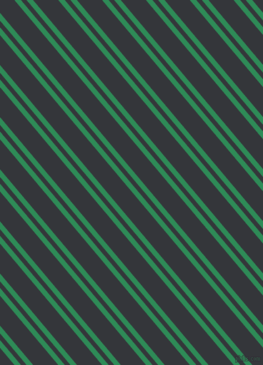 130 degree angles dual striped line, 7 pixel line width, 6 and 27 pixels line spacing, Sea Green and Shark dual two line striped seamless tileable