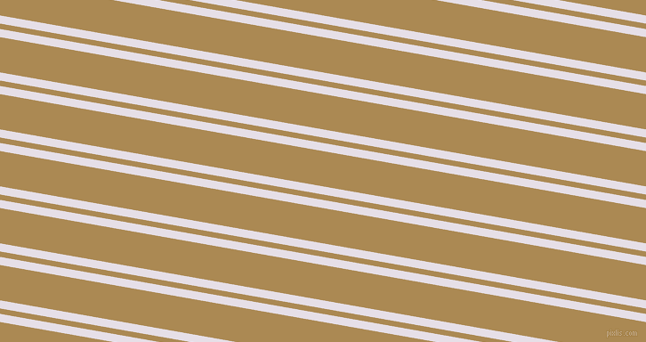 170 degree angles dual striped line, 9 pixel line width, 6 and 39 pixels line spacing, Selago and Teak dual two line striped seamless tileable