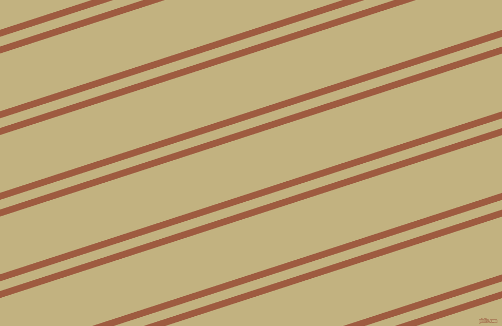 18 degree angle dual stripes lines, 13 pixel lines width, 18 and 107 pixel line spacing, Sepia and Ecru dual two line striped seamless tileable