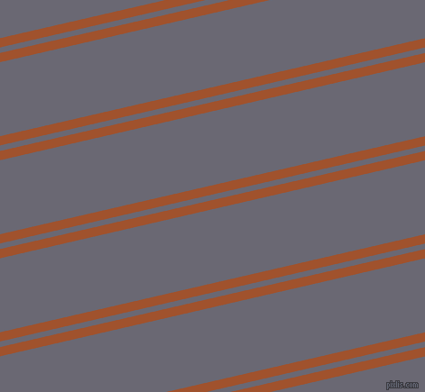 13 degree angles dual striped line, 10 pixel line width, 6 and 80 pixels line spacing, Sienna and Dolphin dual two line striped seamless tileable