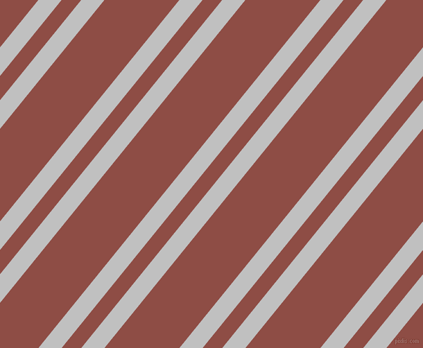 51 degree angle dual stripes lines, 26 pixel lines width, 22 and 84 pixel line spacing, Silver and Matrix dual two line striped seamless tileable