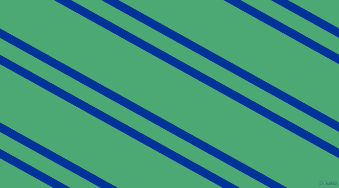 151 degree angles dual striped line, 17 pixel line width, 30 and 104 pixels line spacing, Smalt and Ocean Green dual two line striped seamless tileable