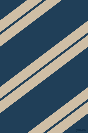 37 degree angle dual stripes lines, 36 pixel lines width, 8 and 123 pixel line spacing, Soft Amber and Regal Blue dual two line striped seamless tileable