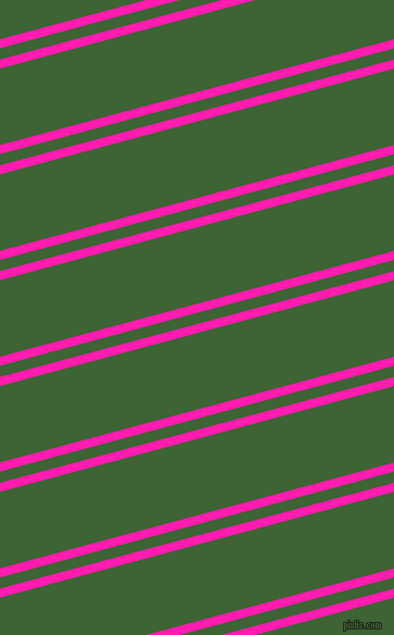15 degree angles dual striped line, 8 pixel line width, 10 and 68 pixels line spacing, Spicy Pink and Green House dual two line striped seamless tileable