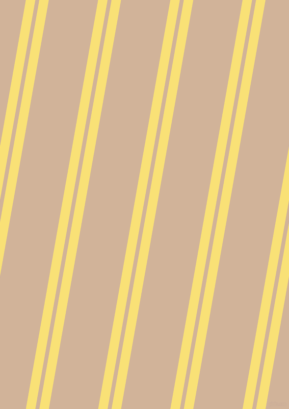 80 degree angle dual stripe line, 19 pixel line width, 8 and 99 pixel line spacing, Sweet Corn and Cashmere dual two line striped seamless tileable