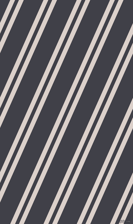 66 degree angle dual stripe lines, 15 pixel lines width, 12 and 61 pixel line spacing, Swiss Coffee and Payne