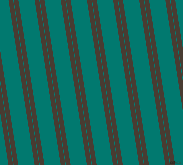 99 degree angle dual striped lines, 16 pixel lines width, 2 and 56 pixel line spacing, Taupe and Pine Green dual two line striped seamless tileable