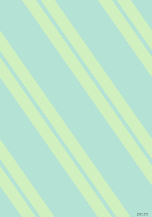 125 degree angle dual striped line, 38 pixel line width, 12 and 116 pixel line spacing, Tea Green and Cruise dual two line striped seamless tileable