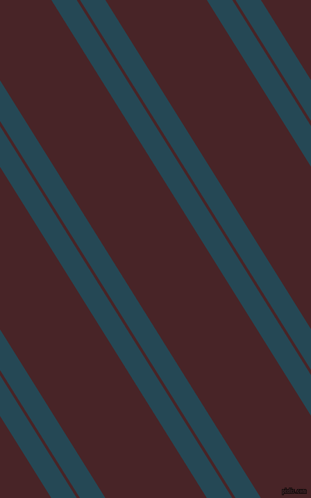 122 degree angle dual stripe line, 31 pixel line width, 4 and 124 pixel line spacingTeal Blue and Bulgarian Rose dual two line striped seamless tileable
