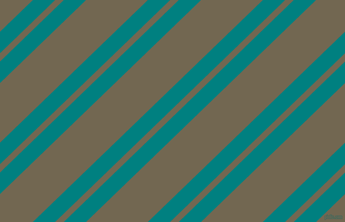 44 degree angle dual striped lines, 31 pixel lines width, 12 and 86 pixel line spacing, Teal and Coffee dual two line striped seamless tileable
