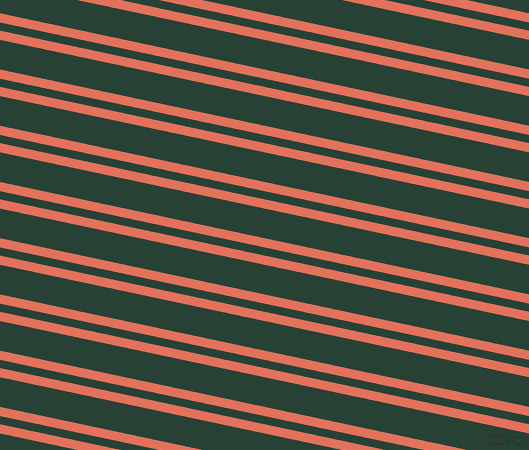 168 degree angles dual striped line, 9 pixel line width, 8 and 29 pixels line spacing, Terra Cotta and English Holly dual two line striped seamless tileable