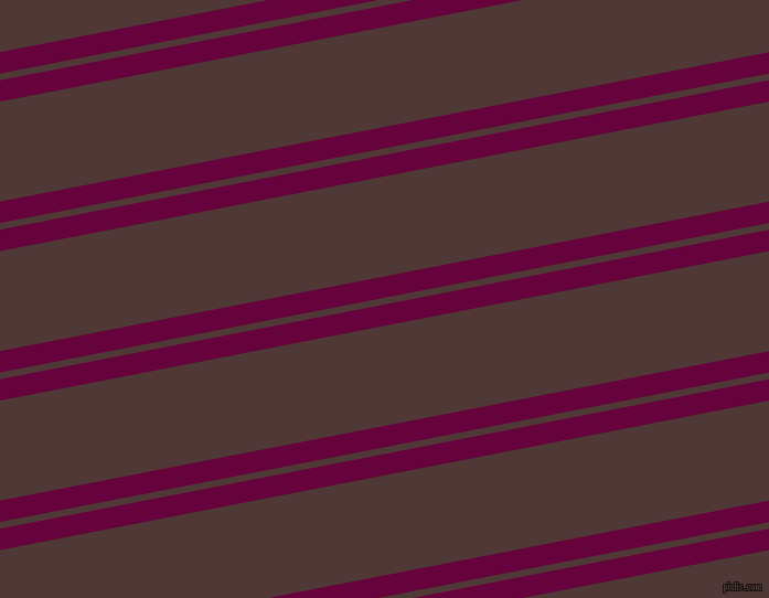 11 degree angle dual stripe line, 19 pixel line width, 6 and 89 pixel line spacing, Tyrian Purple and Cocoa Bean dual two line striped seamless tileable