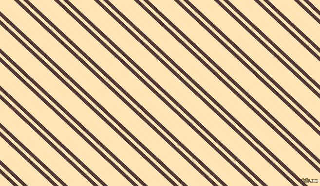 137 degree angle dual striped line, 7 pixel line width, 6 and 36 pixel line spacing, Van Cleef and Moccasin dual two line striped seamless tileable