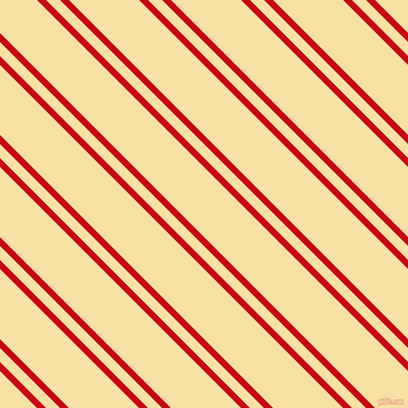 135 degree angle dual stripes line, 9 pixel line width, 14 and 70 pixel line spacingVenetian Red and Buttermilk dual two line striped seamless tileable